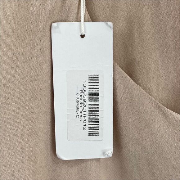 Reformation Dress Womens 12 Blush Champagne‎ Maxi Gown Romantic Bridesmaid NWT - Picture 11 of 16